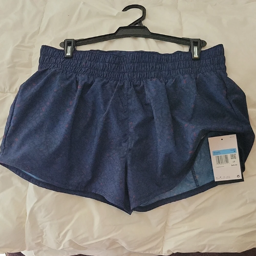 Nike Dry Fit Loose Fit Navy Blue Lightweight Athletic Shorts - Picture 2 of 5